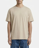 Premium Cotton Relaxed T-Shirt Beige CLAZZEY
