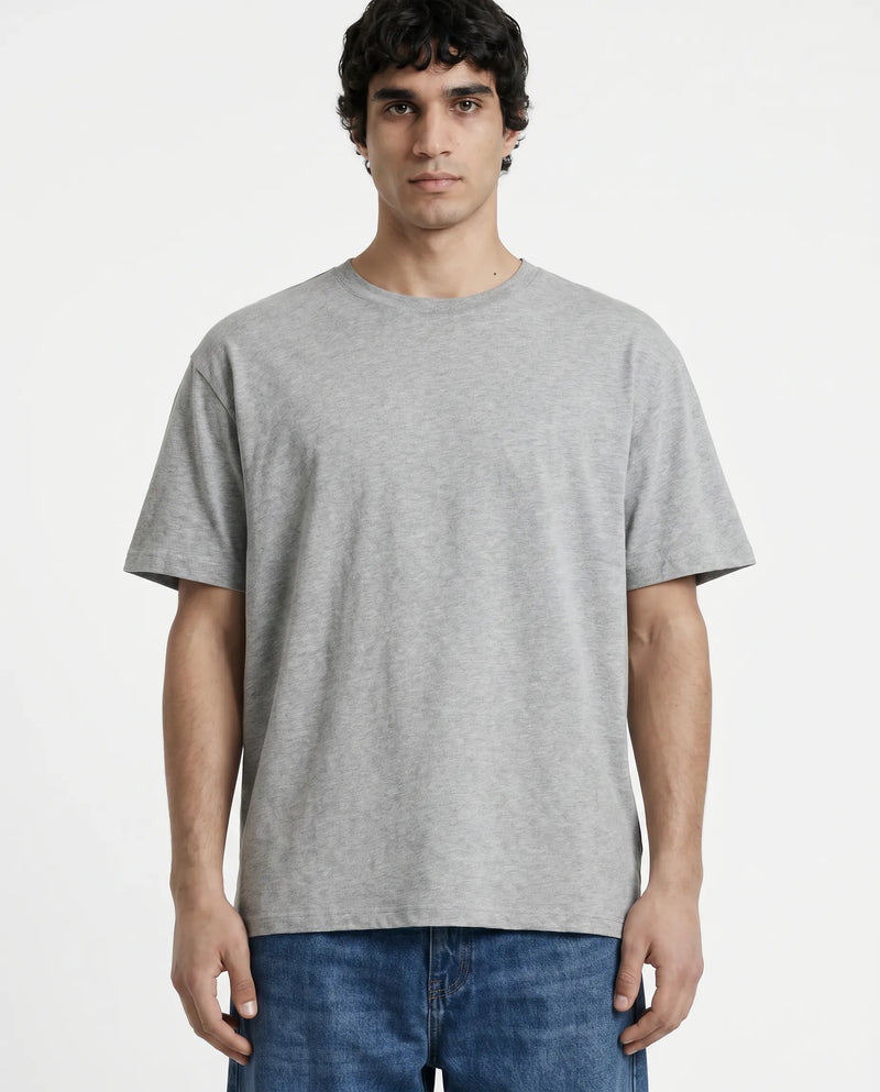 Premium Cotton Relaxed T-Shirt Grey