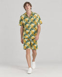 Abstract Brush co-ord set walking shot