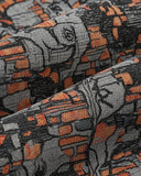 Ash Relic - woven jacquard tapestry fabric close-up