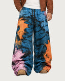 Azure Ember baggy pants – walking