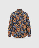 Baroque Bloom tapestry shacket - front packshot