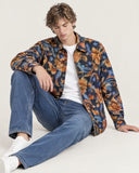 Baroque Bloom tapestry shacket - styled look