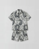 Baroque Lion cotton satin co-ord set flat lay
