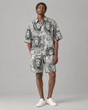 Baroque Lion relaxed-fit co-ord set full look