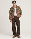 Bohemian Blaze tapestry shacket styled on model - full look