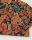 Bohemian Blaze shacket - buttoned hem band detail