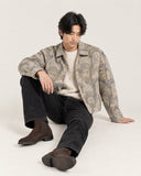 Cartograph tapestry shacket - styled look two