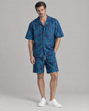 City Skyline co-ord set worn, front view