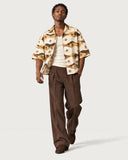 Compass Boxy-Fit Cuban Shirt walking shot