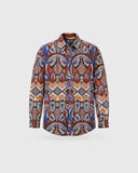 Cultural Reign tapestry shacket - front packshot