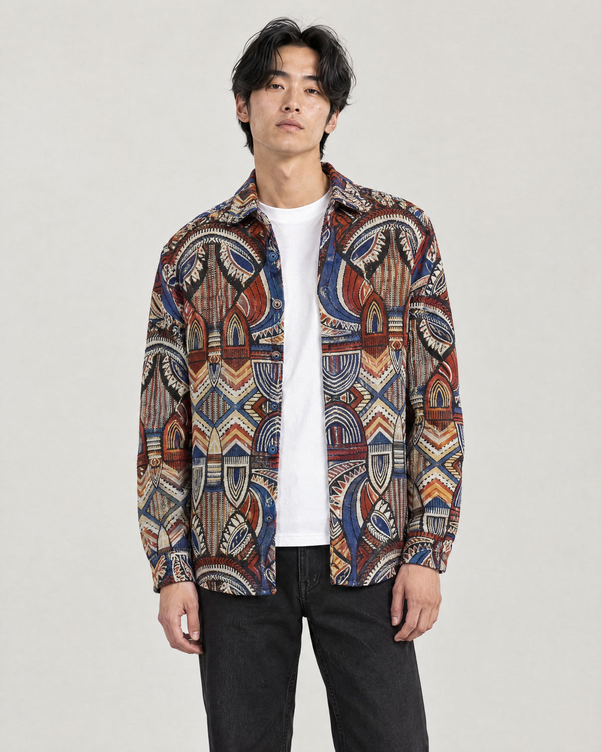 Cultural Reign Luxury Tapestry Overshirt