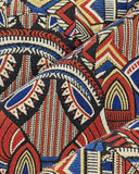 Cultural Reign woven tapestry fabric close-up