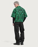 Cybernetic Boxy-Fit Cuban Shirt back view