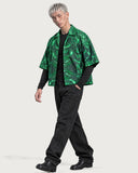 Cybernetic Boxy-Fit Cuban Shirt side view
