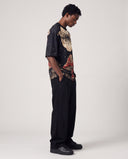 Dark Bloom printed relaxed tee side view