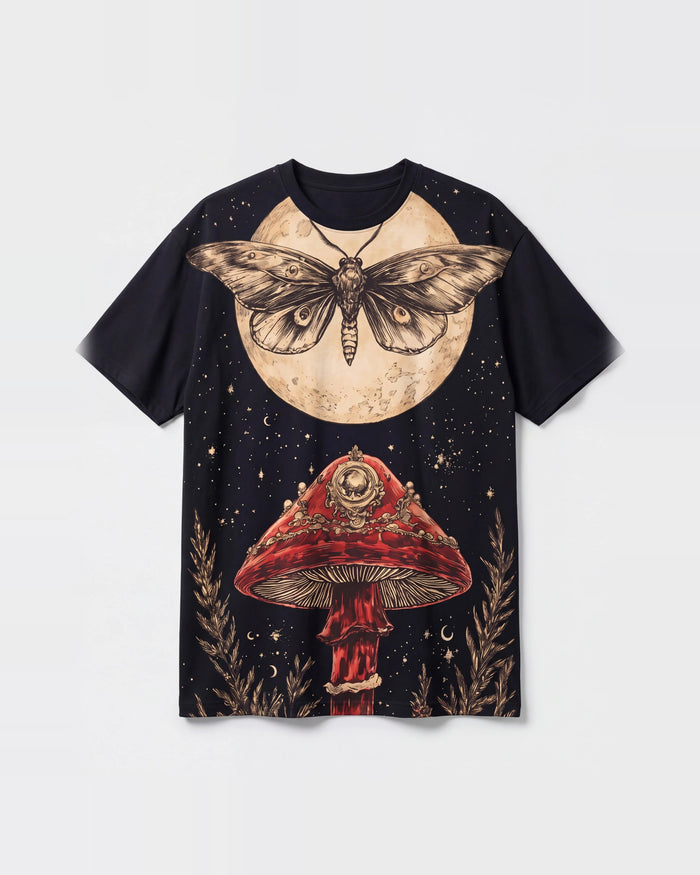 Dark Bloom Printed Tee