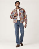 Desert Nomad tapestry shacket styled on model - full look