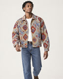 Desert Nomad tapestry shacket - close view