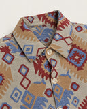 Desert Nomad shacket - collar and button detail