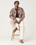 Desert Nomad tapestry shacket - styled look two