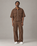 Earth Core Nylon Zip Co-ord Set - on model, front