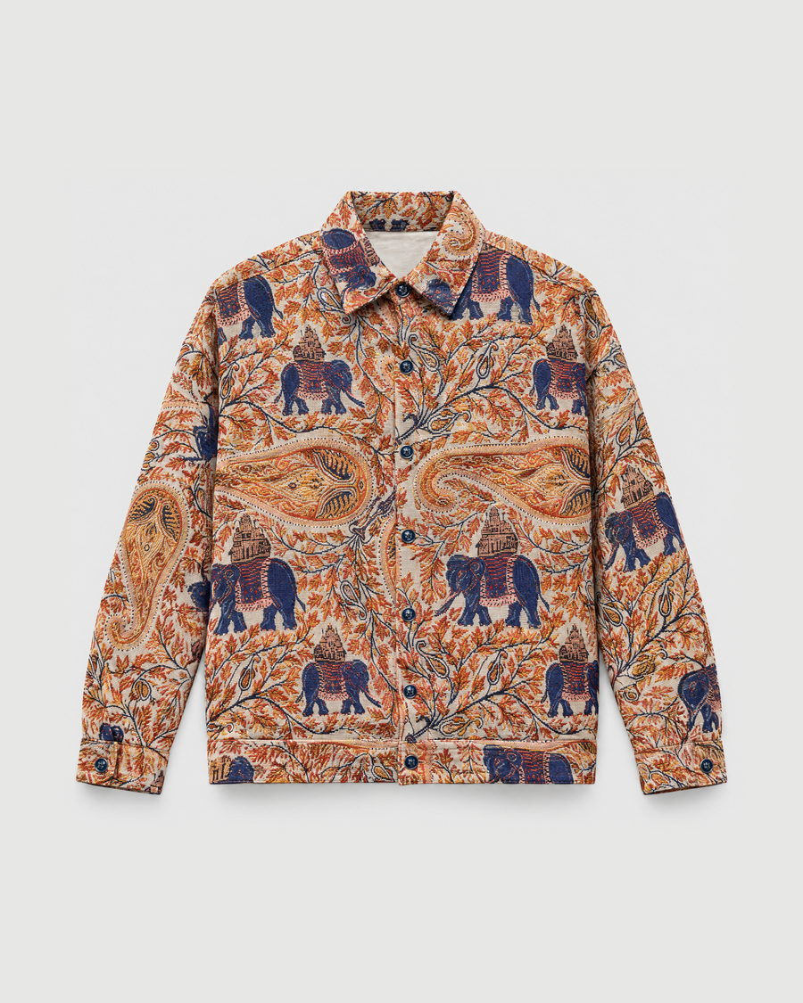Elephant Memoir Luxury Tapestry Overshirt