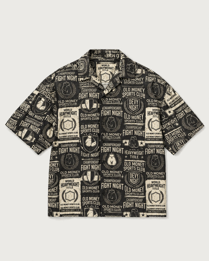 Fight Night Boxy-Fit Cuban Shirt