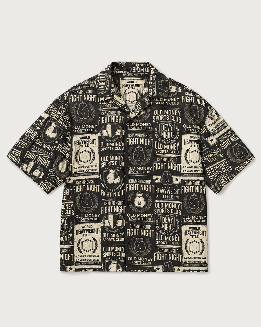 Fight Night Boxy-Fit Cuban Shirt