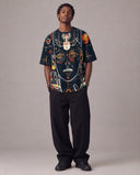 Futuristic Oracle graphic relaxed tee full look