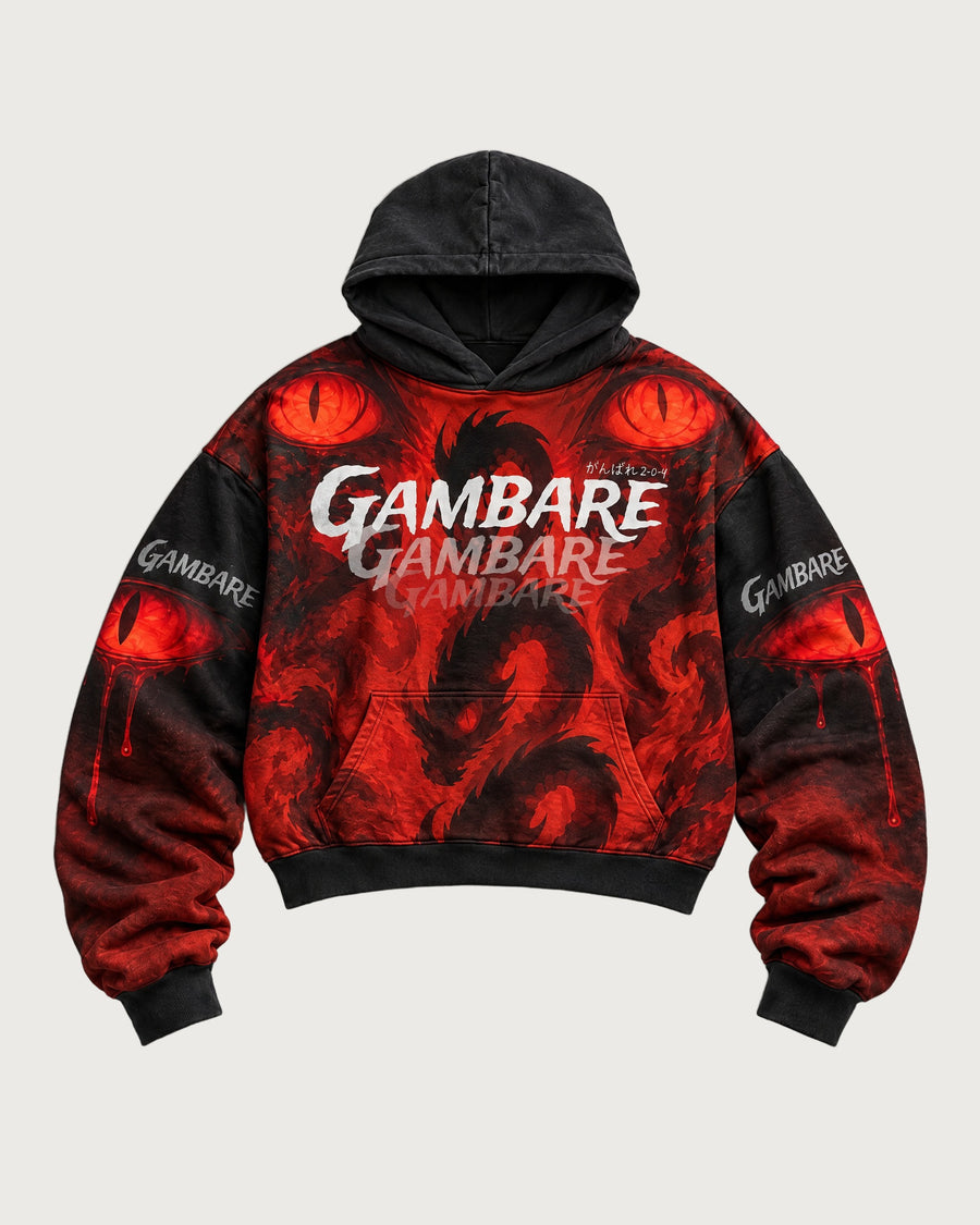 Gambare Dragon Signature Baggy Hoodie