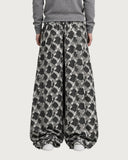 Geometric Symmetry baggy pants – back view
