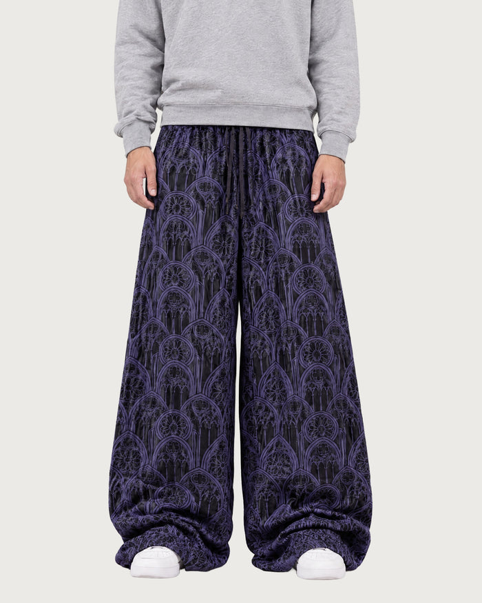 Gothic Basilica Wide Leg Trousers