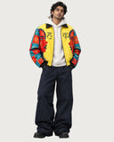 HAQ Empowerment fur-lined zip-up jacket – full look on model