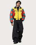 HAQ Empowerment fur-lined zip-up jacket – styled all black