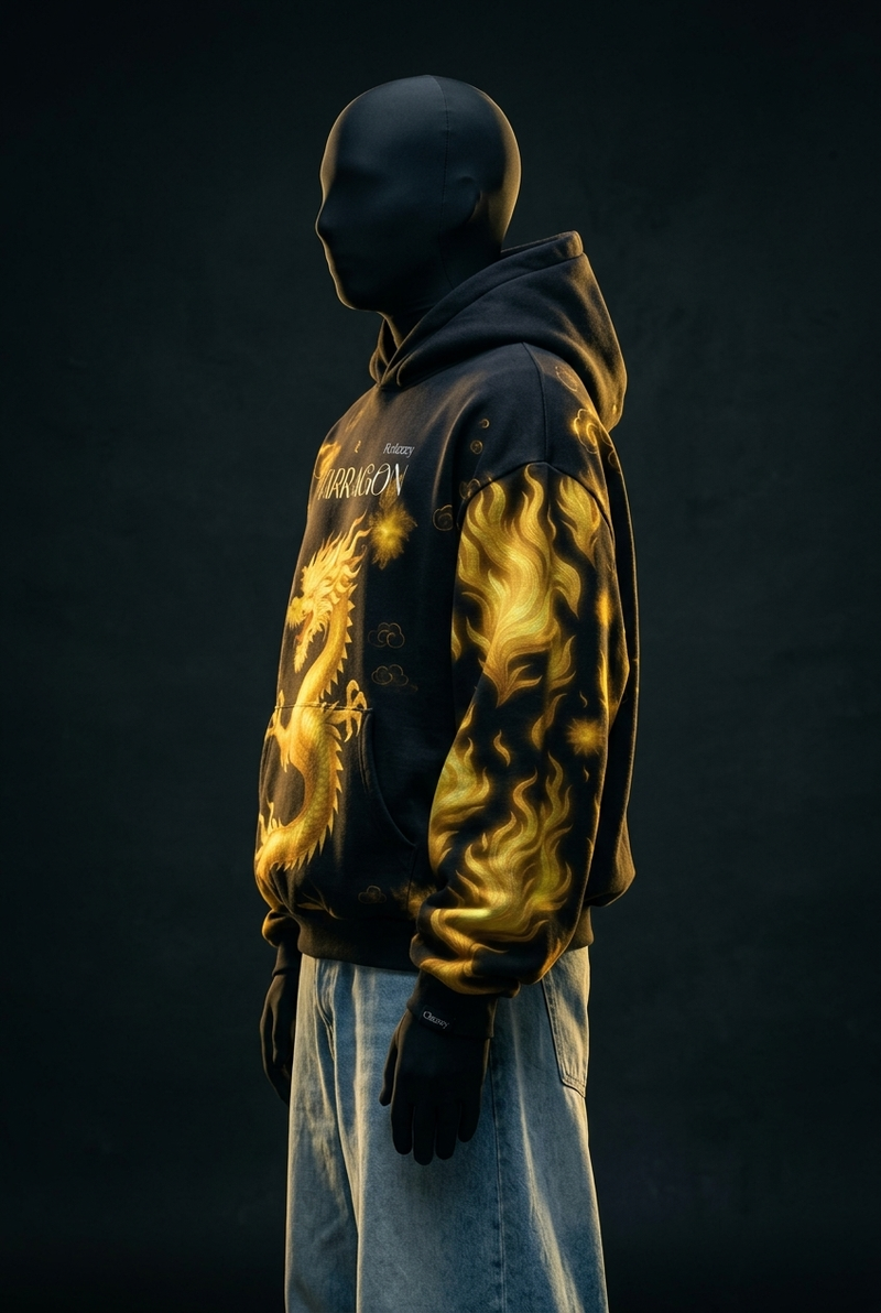 Inferno Dragon Signature Baggy Hoodie