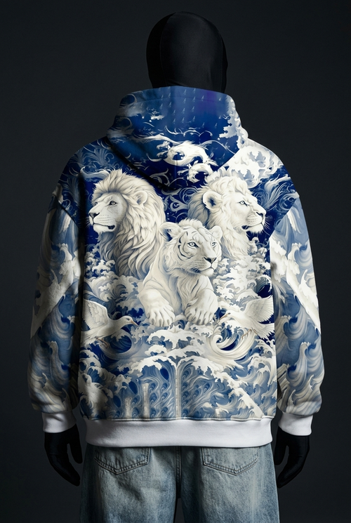 Throne of Waves Signature Baggy Hoodie