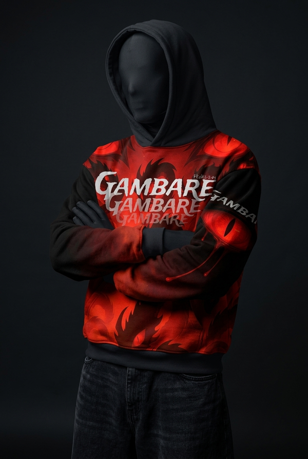 Gambare Dragon Signature Baggy Hoodie