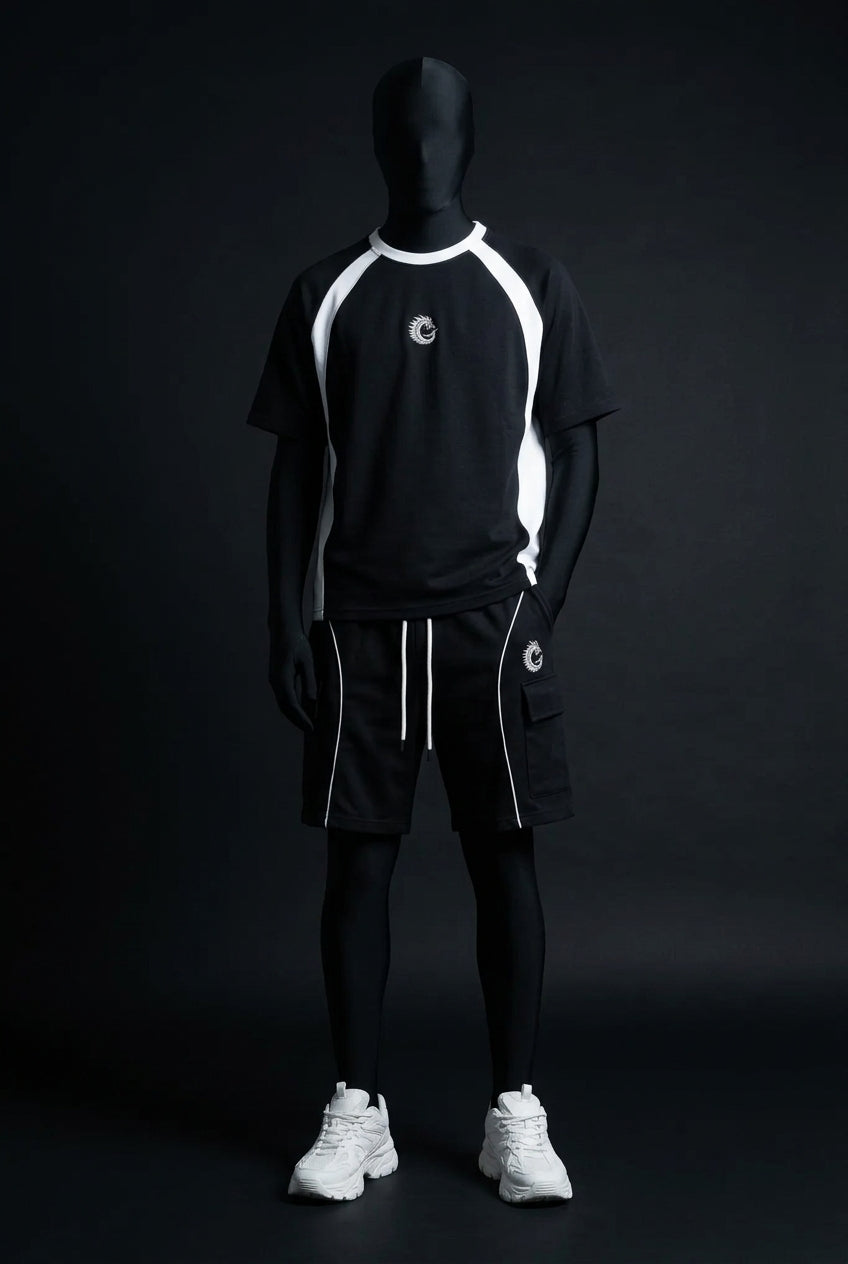 Void Black Club-Terry Luxury Co-ord Set