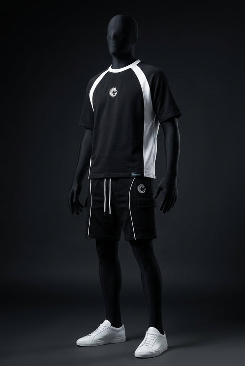 Void Black Club-Terry Luxury Co-ord Set