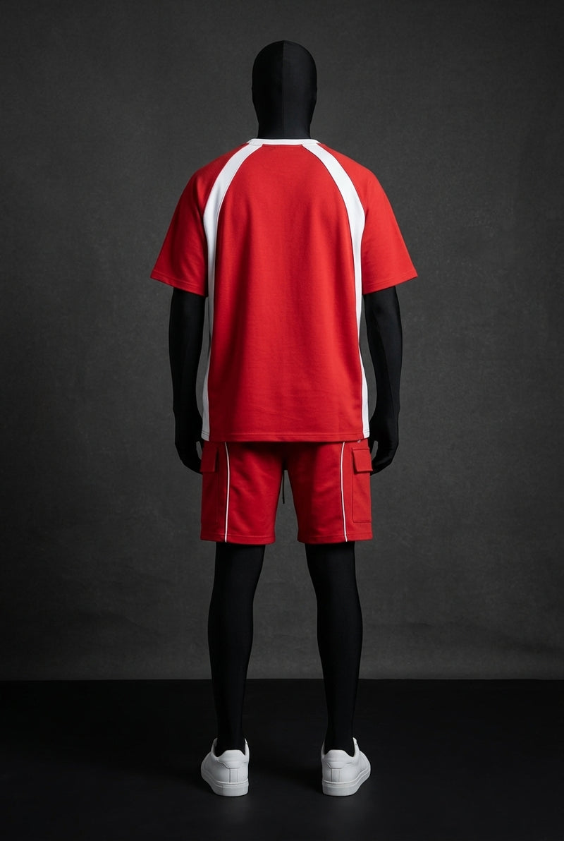 Ignite Red Club-Terry Luxury Co-ord Set