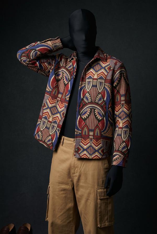 Cultural Reign Luxury Tapestry Overshirt