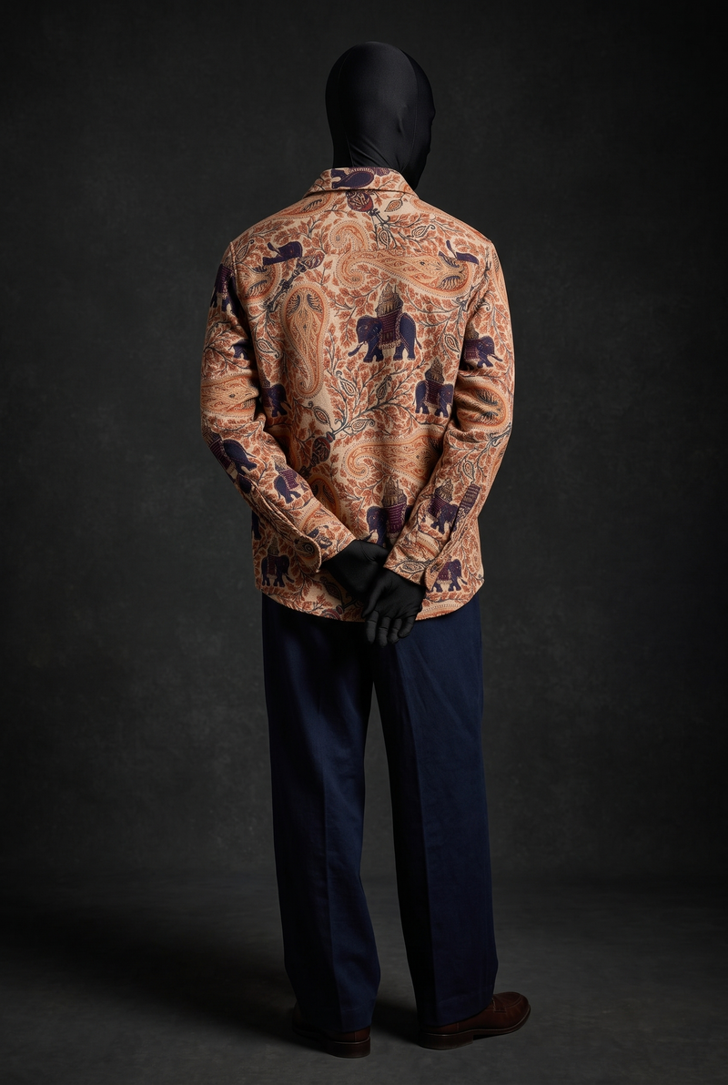 Elephant Memoir Luxury Tapestry Overshirt