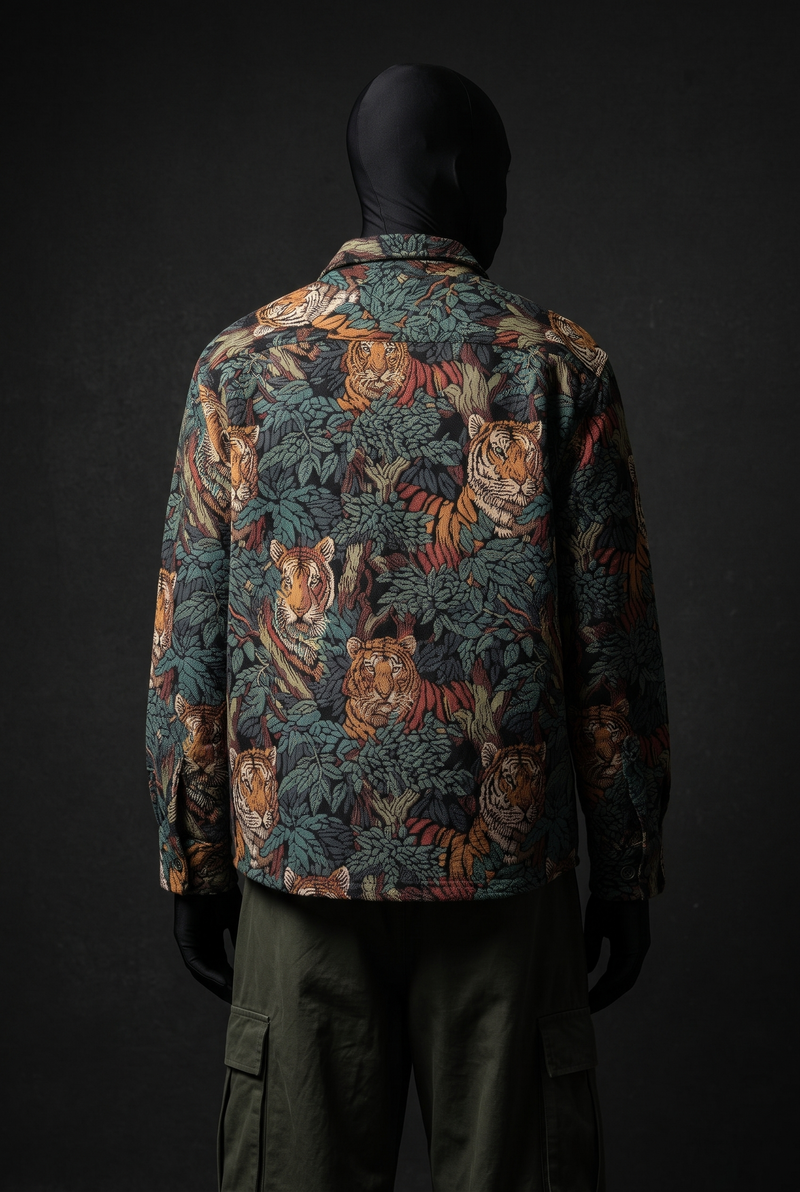 Jungle Royalty Luxury Tapestry Overshirt