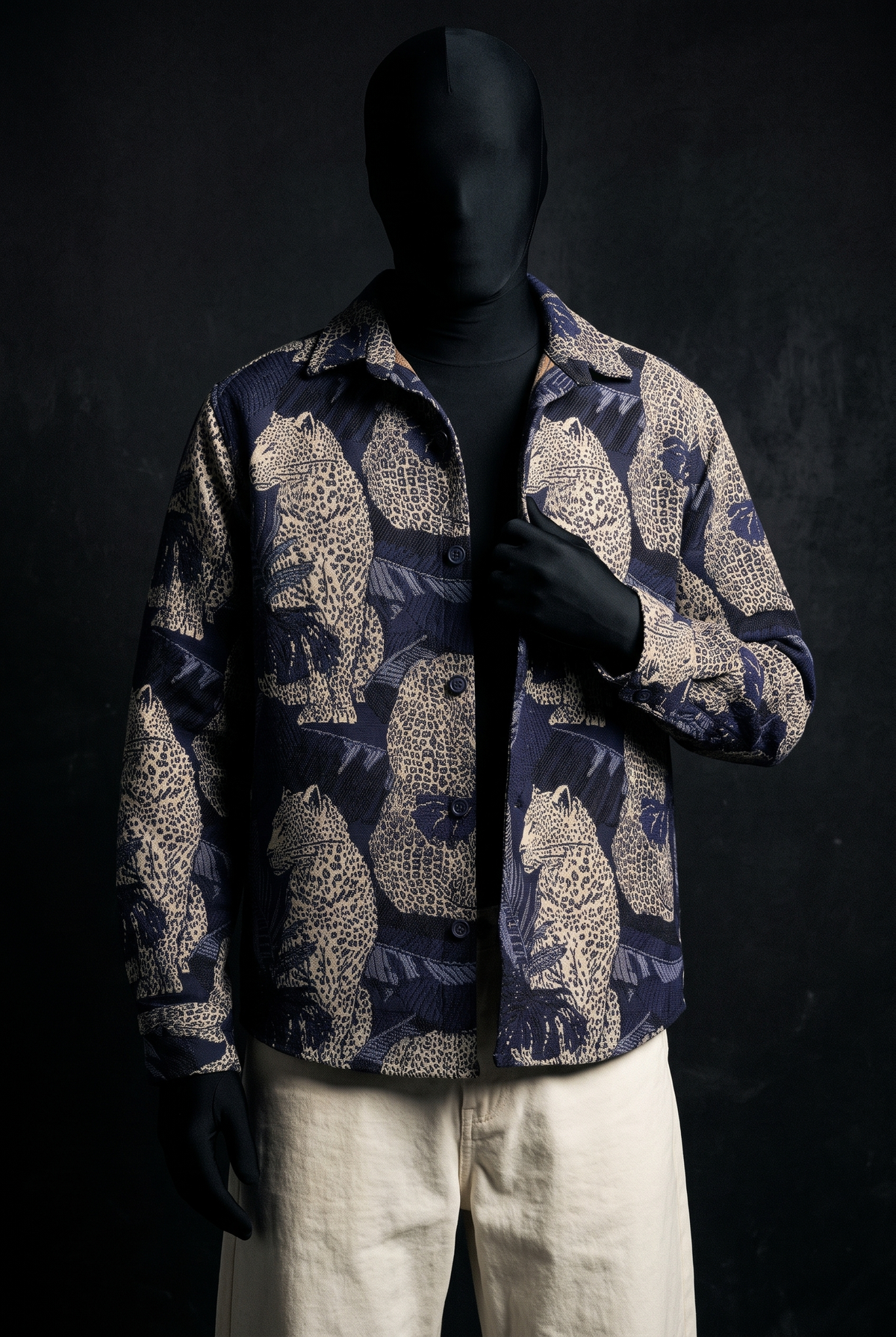 Leopard’s Lair Luxury Tapestry Overshirt