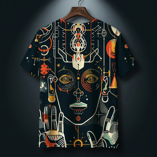 Futuristic Oracle Printed Tee