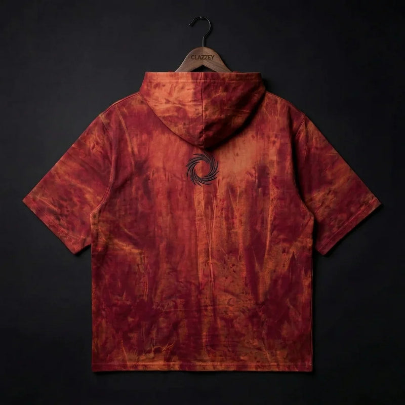 Inferno Veil Oversized Hoodie for Fiery and Bold Streetwear Style
