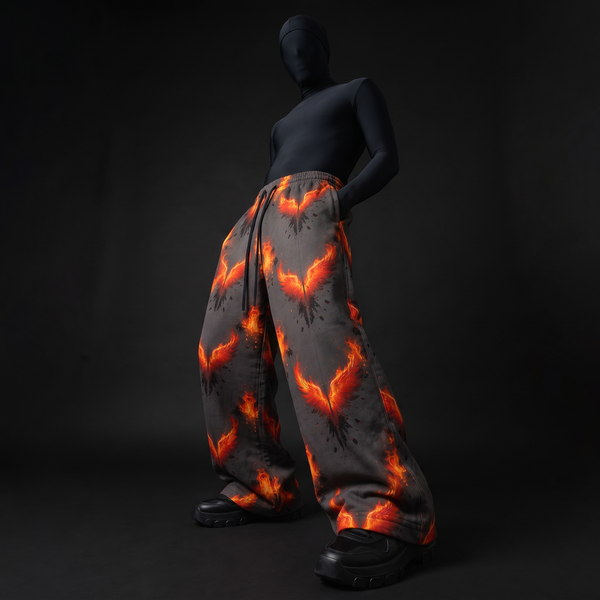 Phoenix Flame Baggy Pants