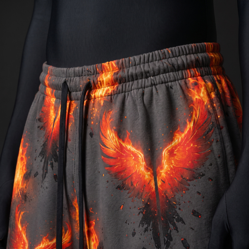 Phoenix Flame Baggy Pants