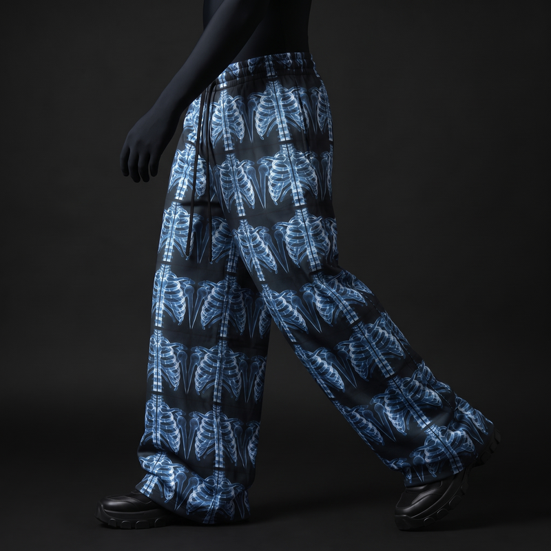 X-Ray Ribcage Baggy Pants